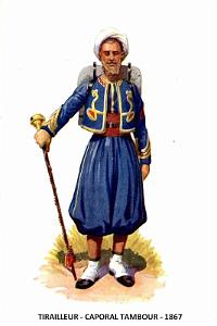 29- Alger - Casbah - Musee Franchet d'Esperey - Tirailleur - Caporal Tambour - 1867